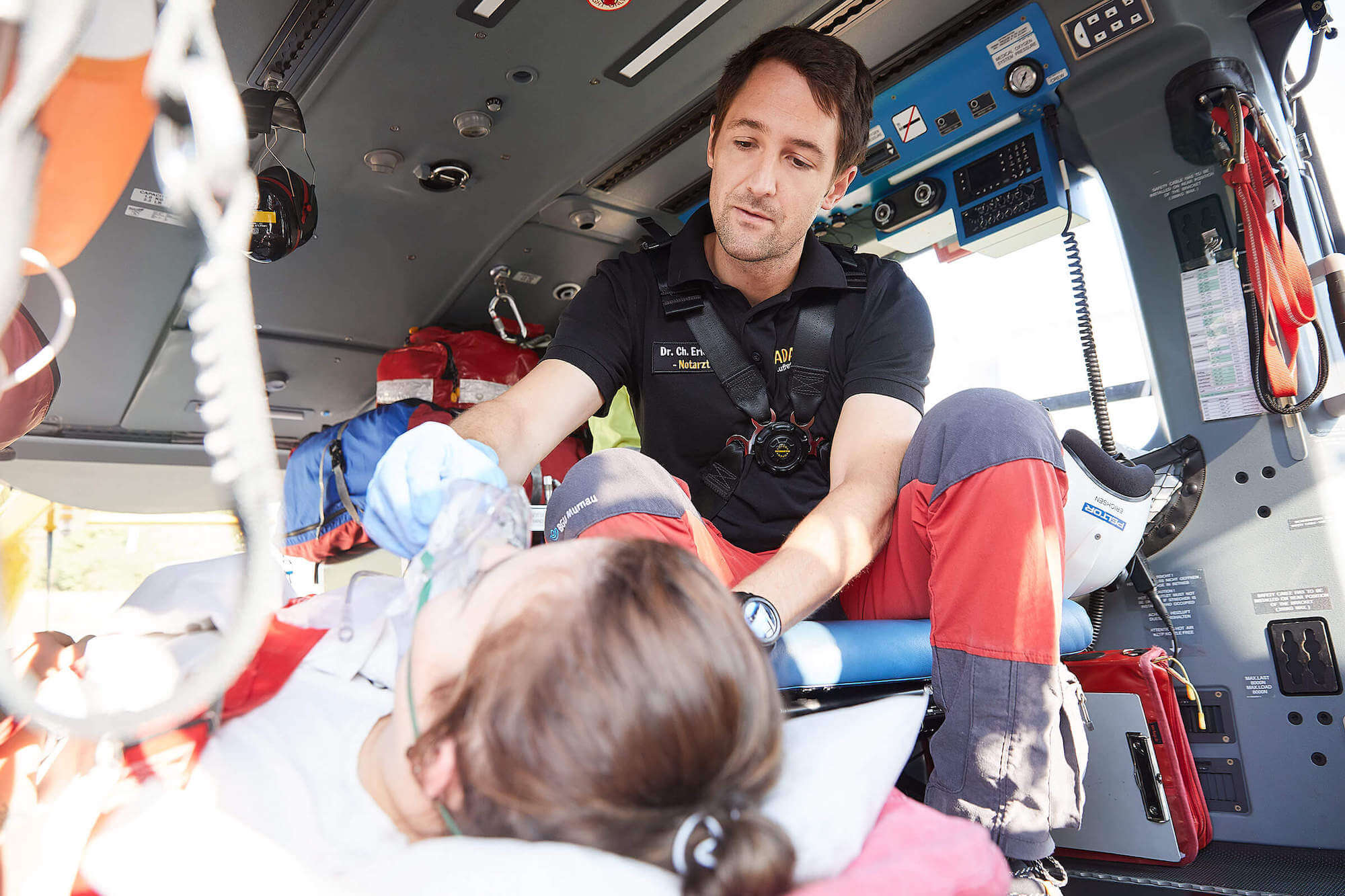 Acute-Care and Rehabilitation Paramedic at work