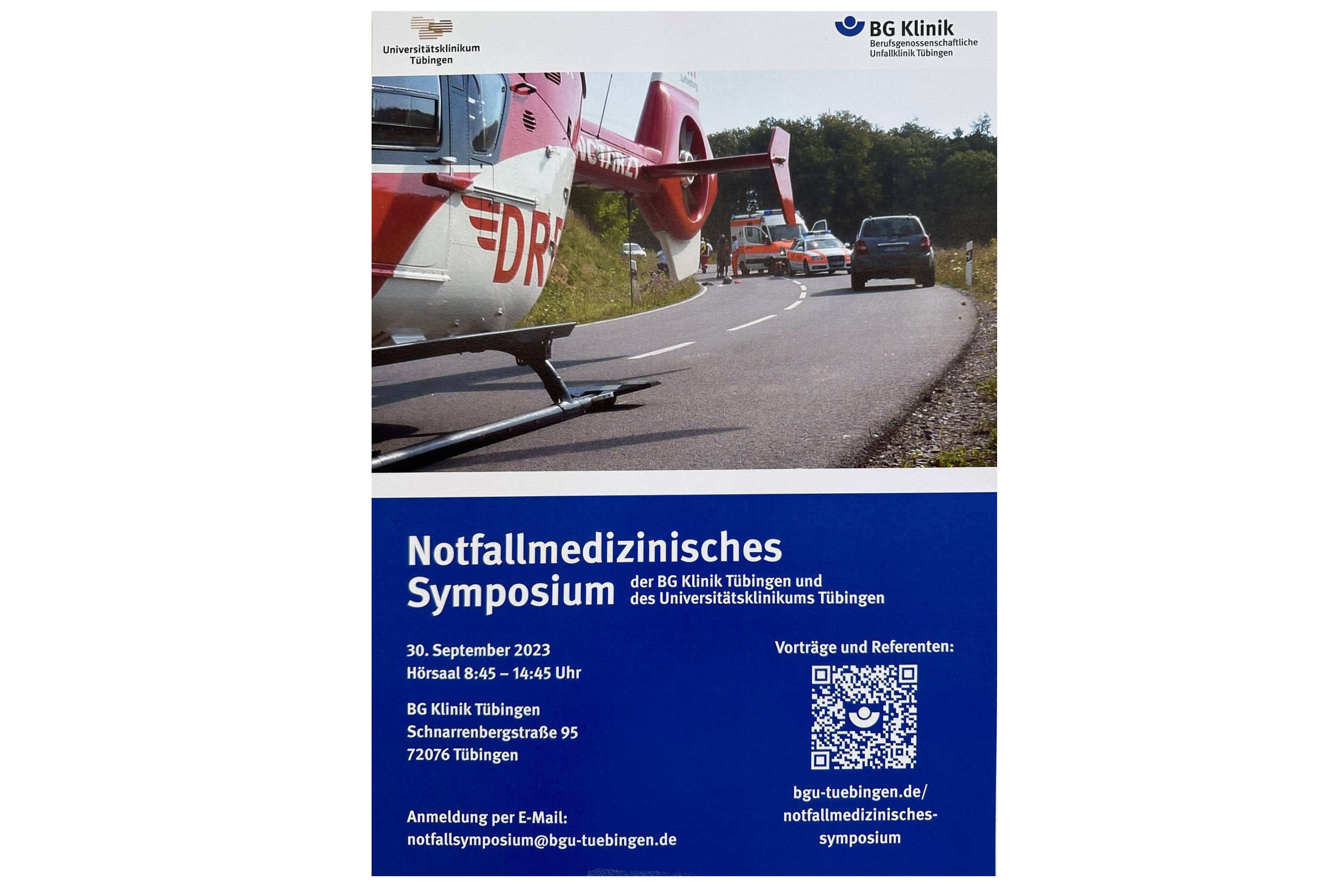 Plakat "2. Notfallmedizinisches Symposium"