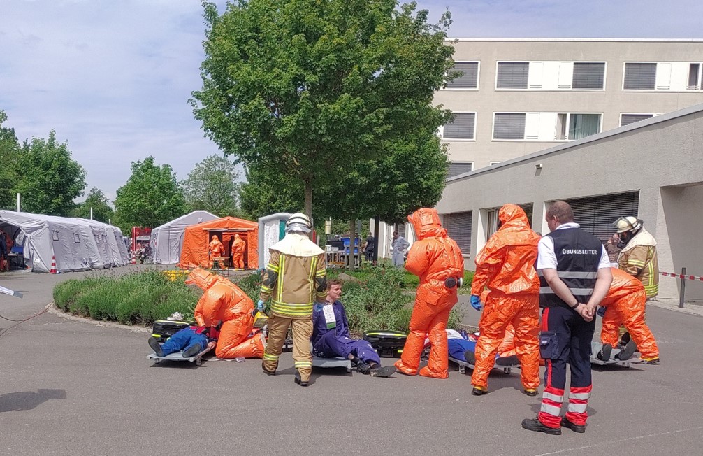 Katastrophenschutzübung der Stadt Ludwigshafen
