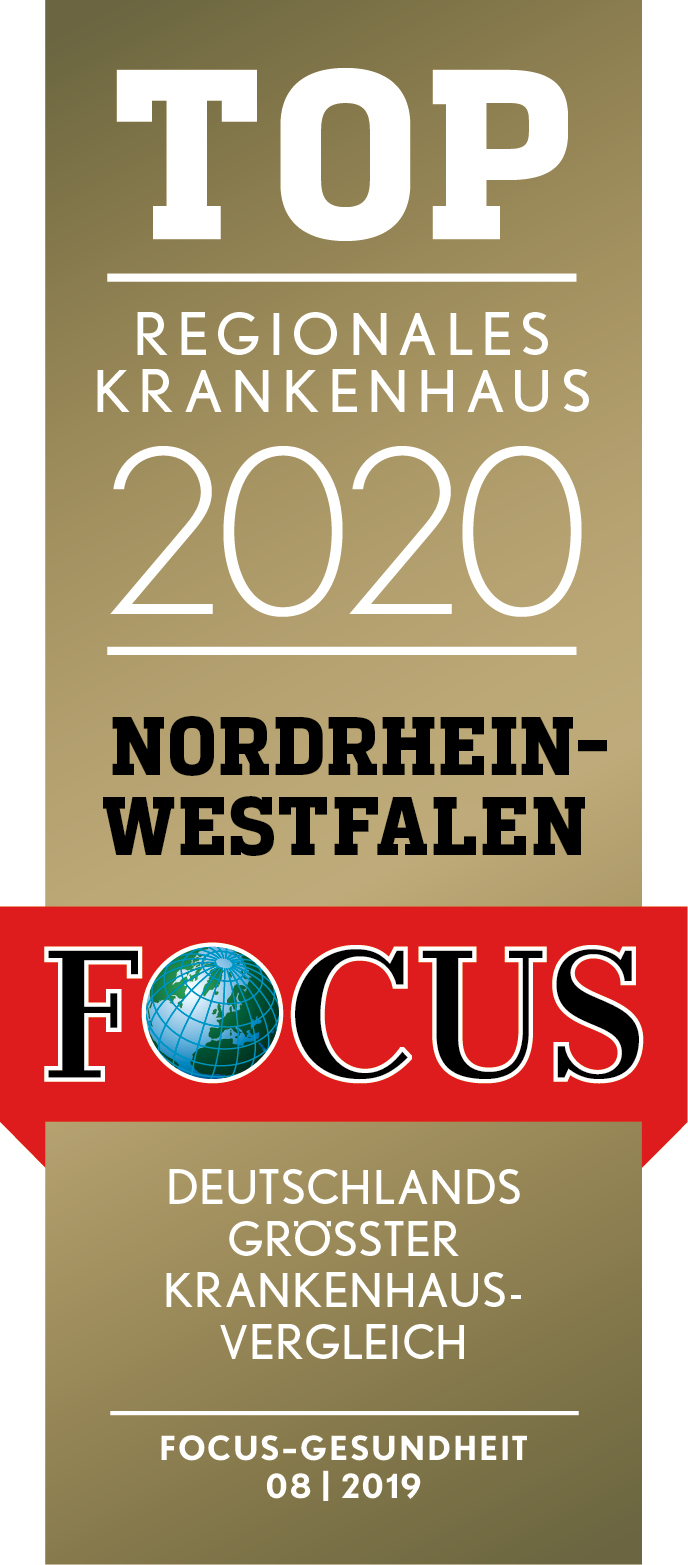 <p>Focus Siegel „Top Regionales Krankenhaus Nordrhein-Westfalen. (Bild: Focus)</p> <p>Focus Siegel „Top Regionales Krankenhaus Nordrhein-Westfalen. (Bild: Focus)</p>