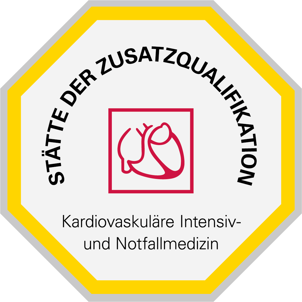 Anerkennung als Stätte der Zusatzqualifikation Kardiovaskuläre Intensiv- und Notfallmedizin