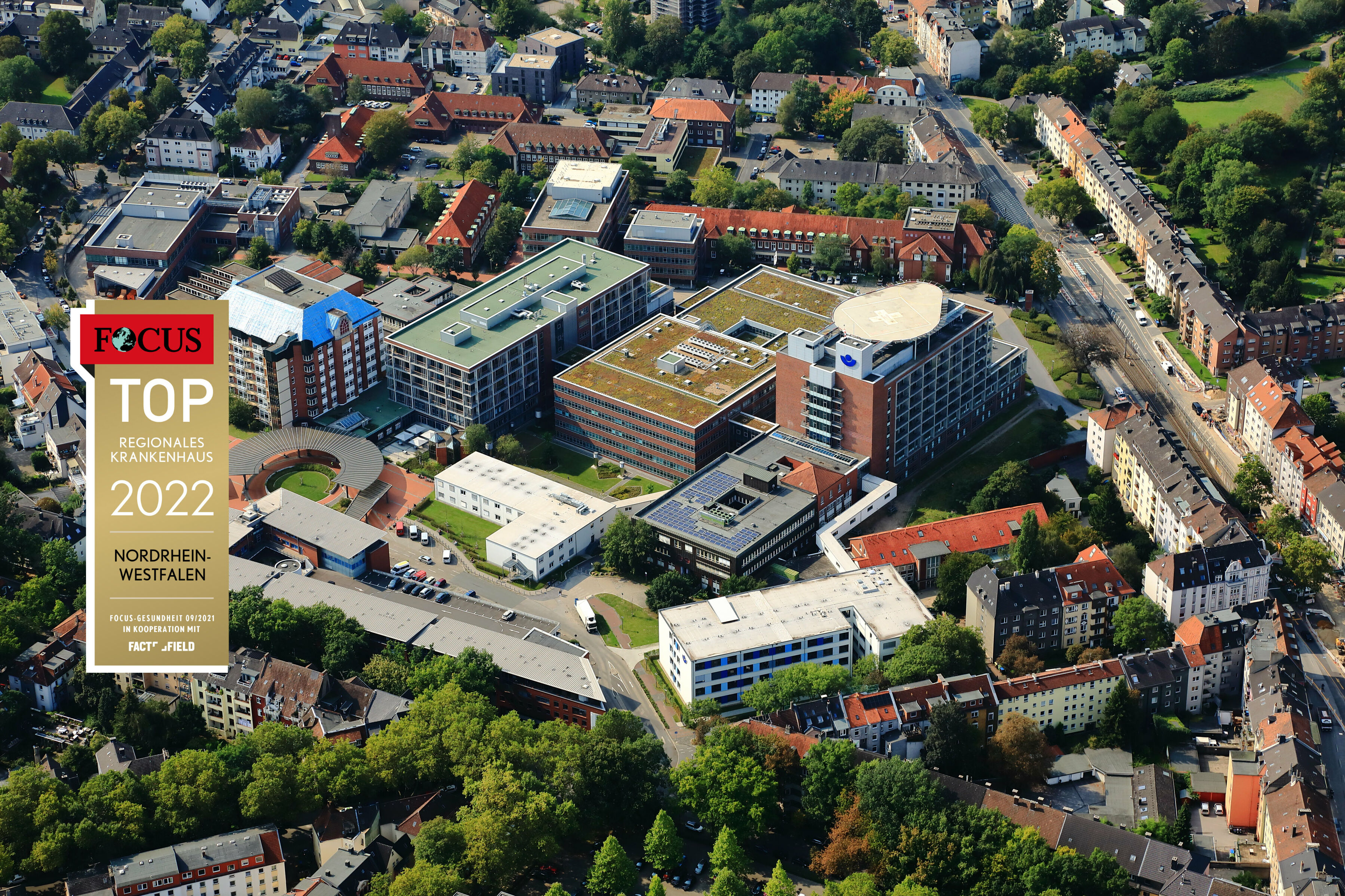 Bergmannsheil Luftbild, 2020 Bergmannsheil Luftbild, 2020