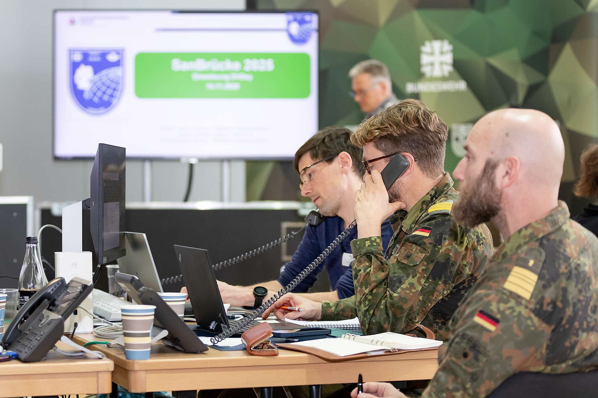(Foto: Bundeswehr) Simulationsübung „SanBrücke 2025“