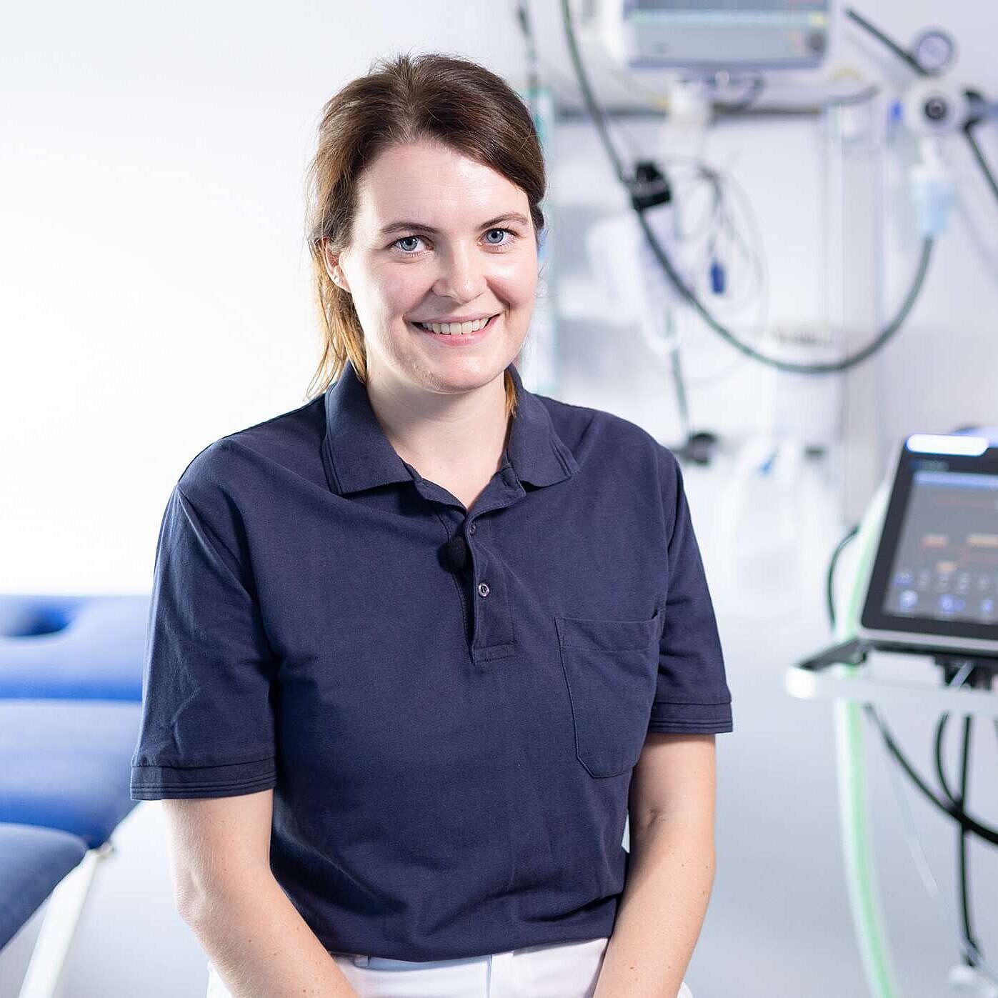 Franziska Thüne arbeitet als Logopädin im BG Klinikum Hamburg