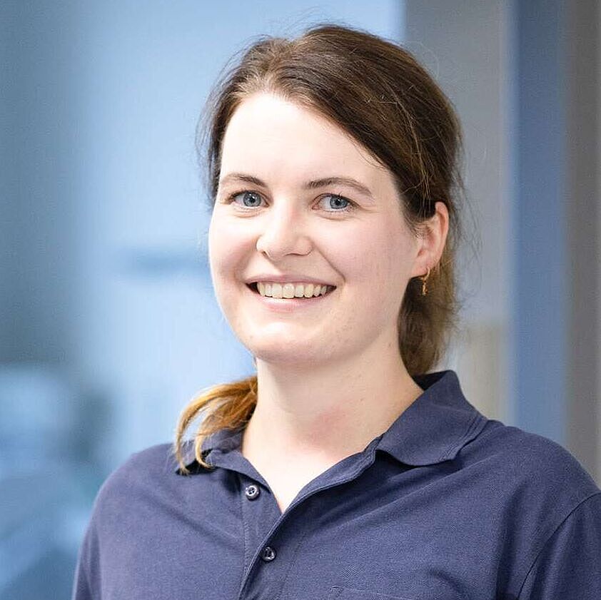 Franziska Thüne Franziska Thüne an ihrem Arbeitsplatz im BG Klinikum Hamburg