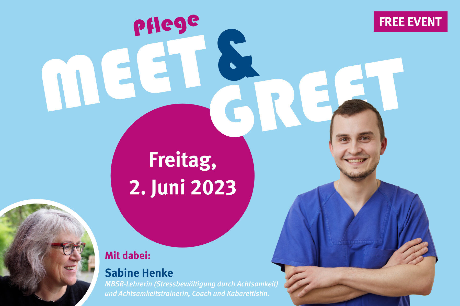 Pflege Meet&Greet am 2. Juni 2023 im Bergmannsheil Pflege Meet&Greet am 2. Juni 2023 im Bergmannsheil