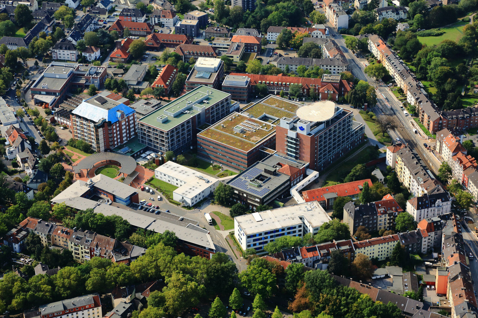 Bergmannsheil Luftbild, 2020 Bergmannsheil Luftbild, 2020