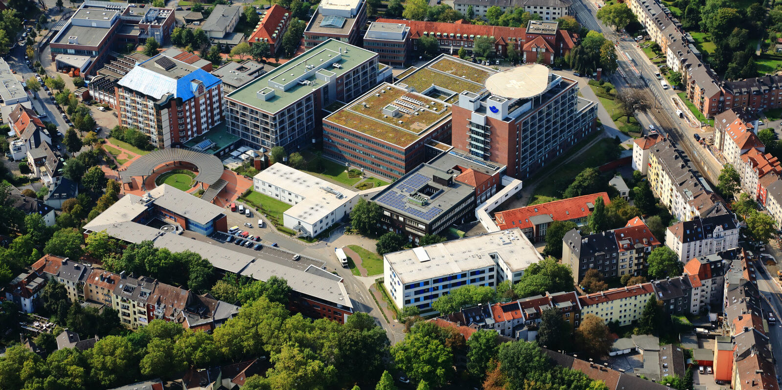Bergmannsheil Luftbild, 2020
