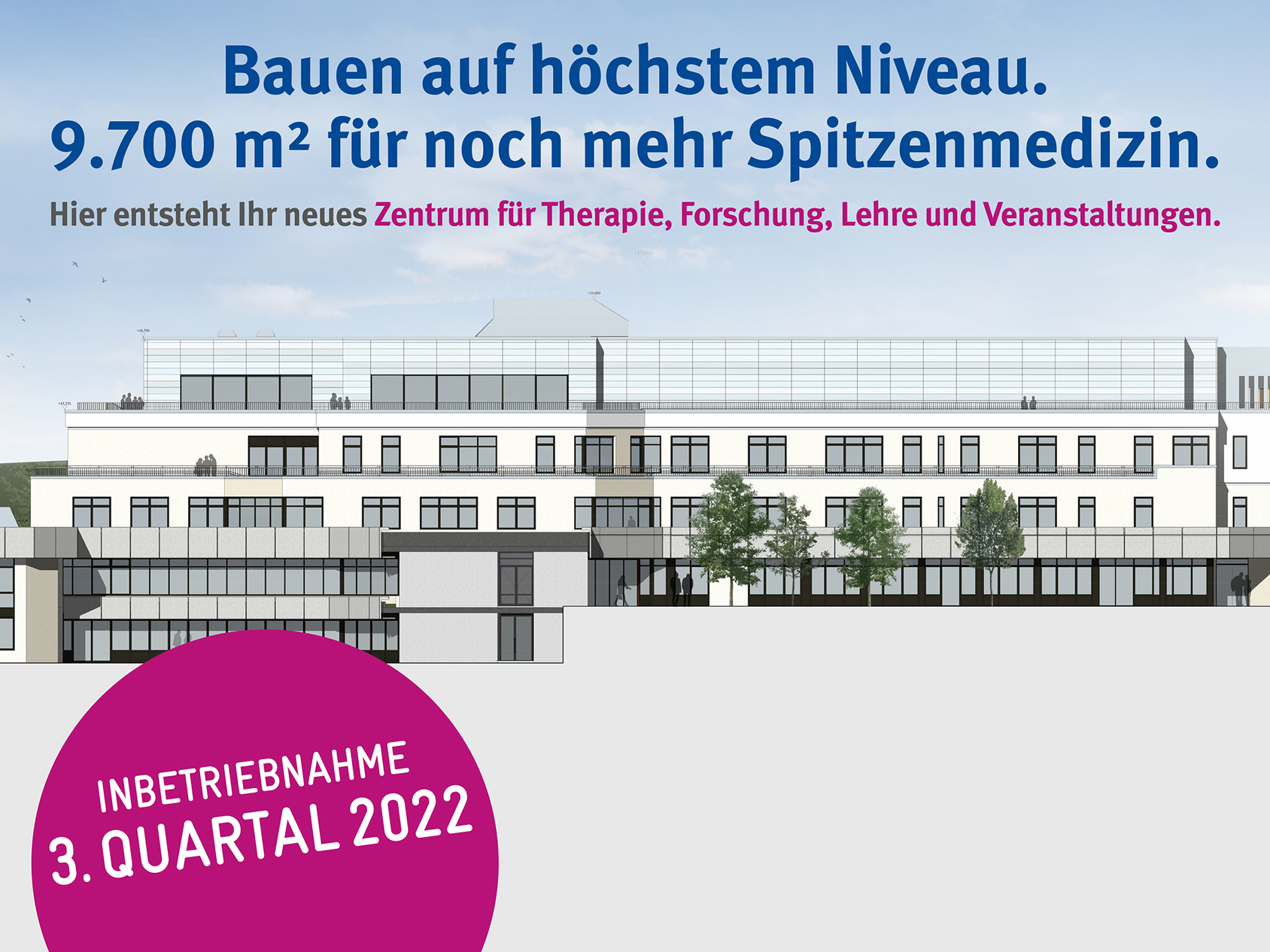 BG Klinik Tübingen baut Zentrum für Therapie, Forschung, Lehre und Veranstaltungen BG Klinik Tübingen baut Zentrum für Therapie, Forschung, Lehre und Veranstaltungen